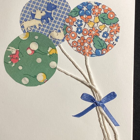 Handmade blank cards (30's reproduction fabrics) #3 - Picture 4 of 4